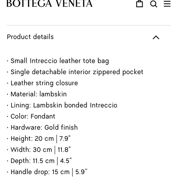 Bottega Venetta Acro medium bag - Picture 9 of 9